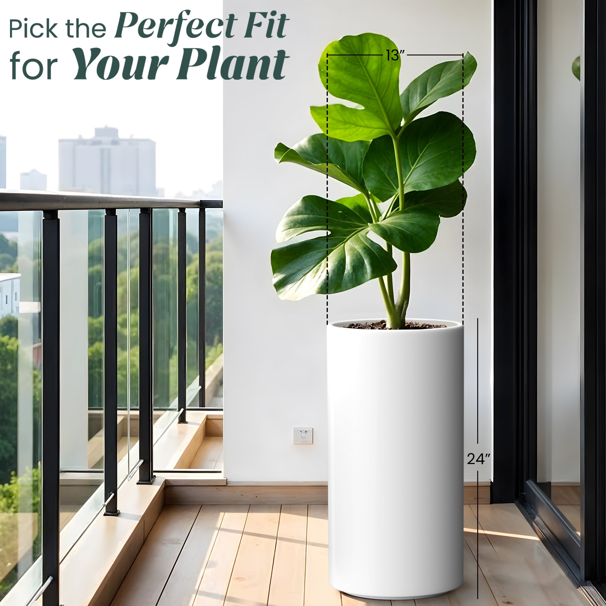 FOX B | CILIN TALL PLANTER