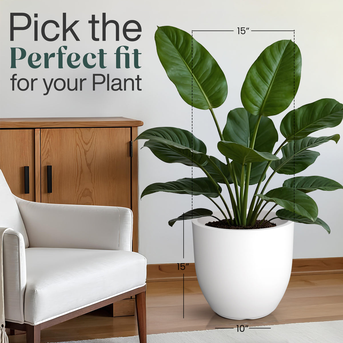 FOX B | P CUP PLANTER 6 INCH TO 15 INCH