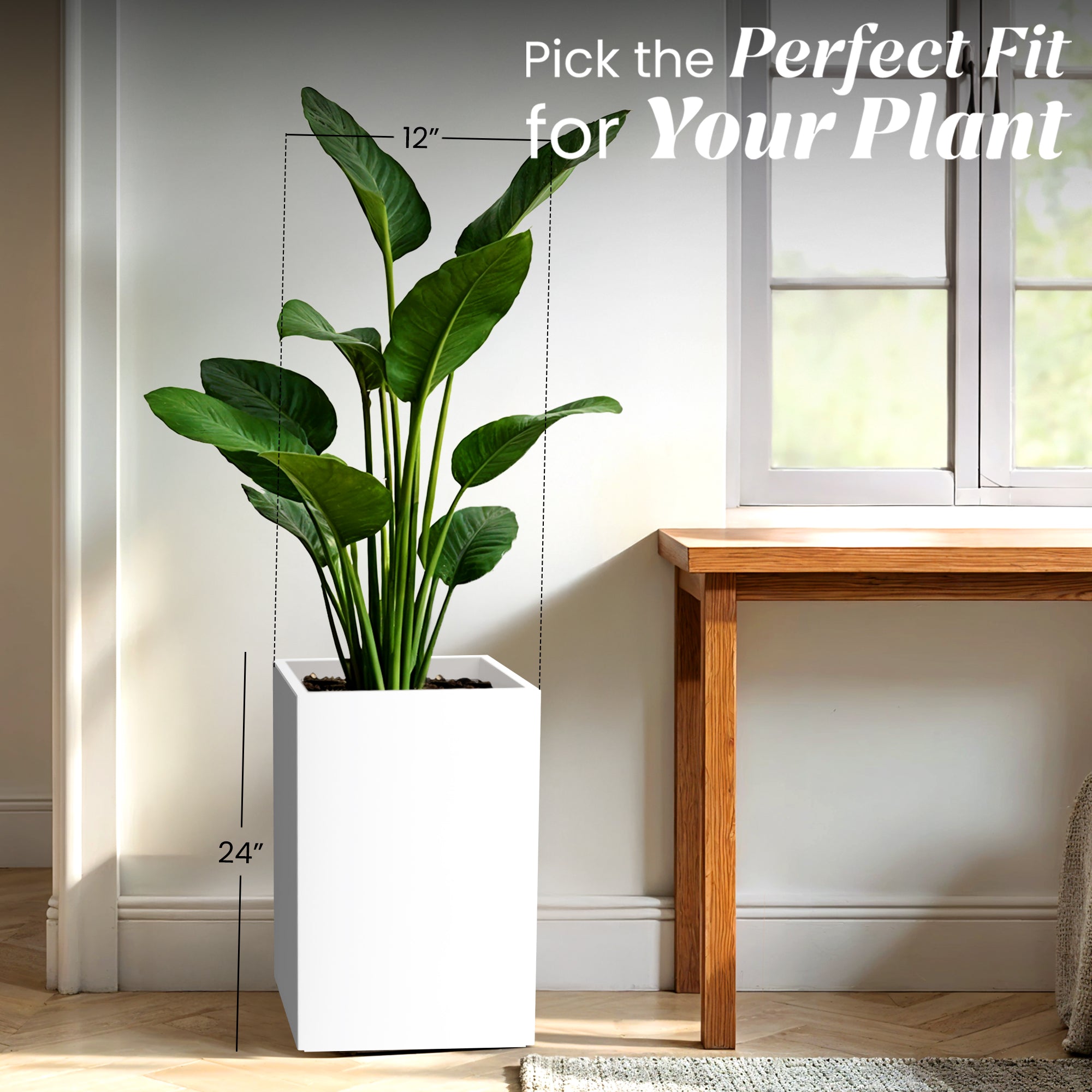 FOX B | CUBO TALL PLANTER