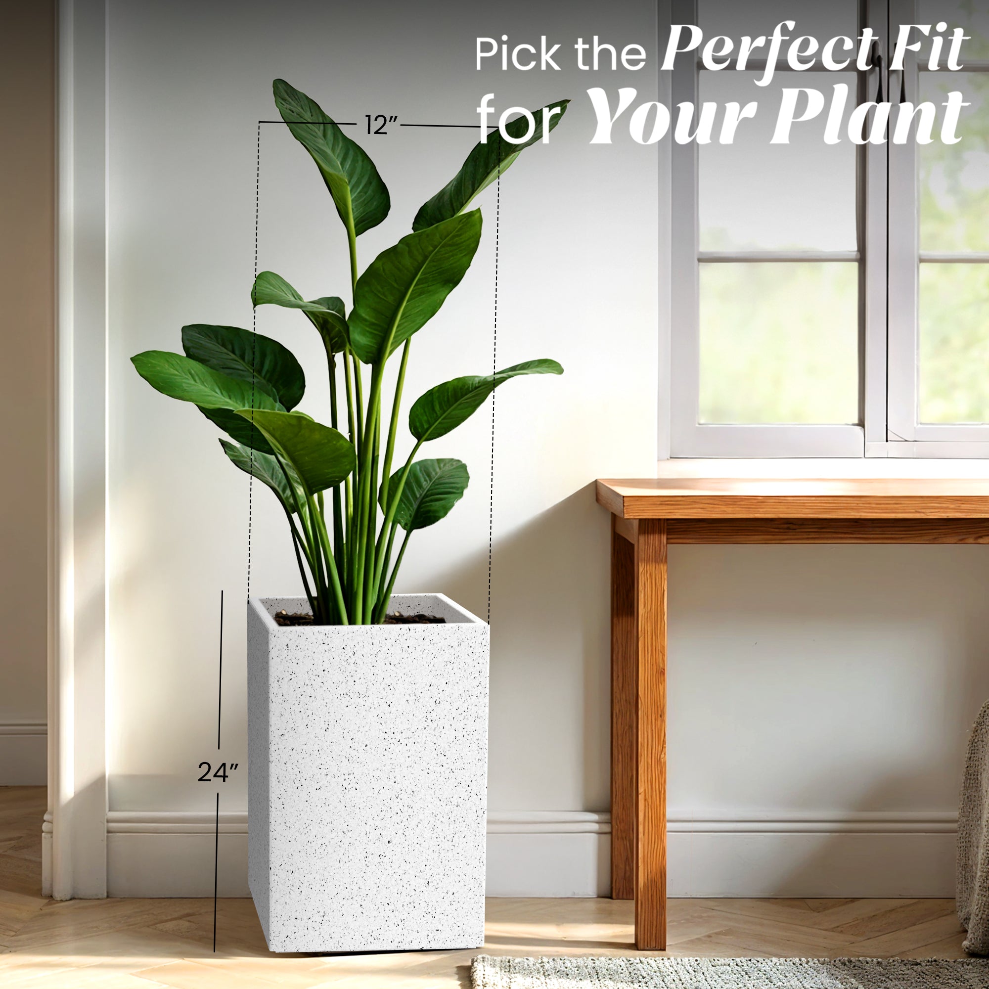 FOX B | CUBO TALL PLANTER