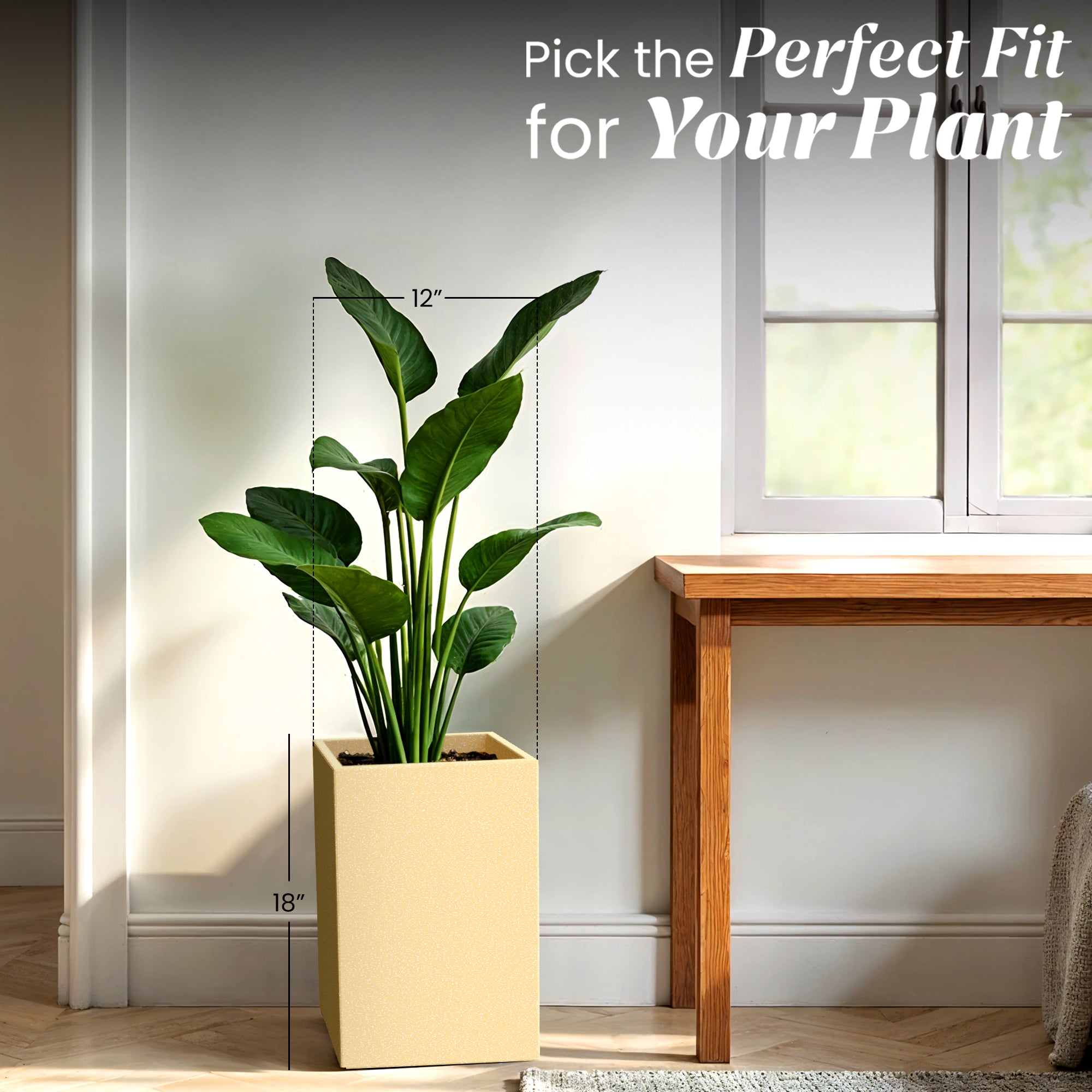FOX B | CUBO TALL PLANTER