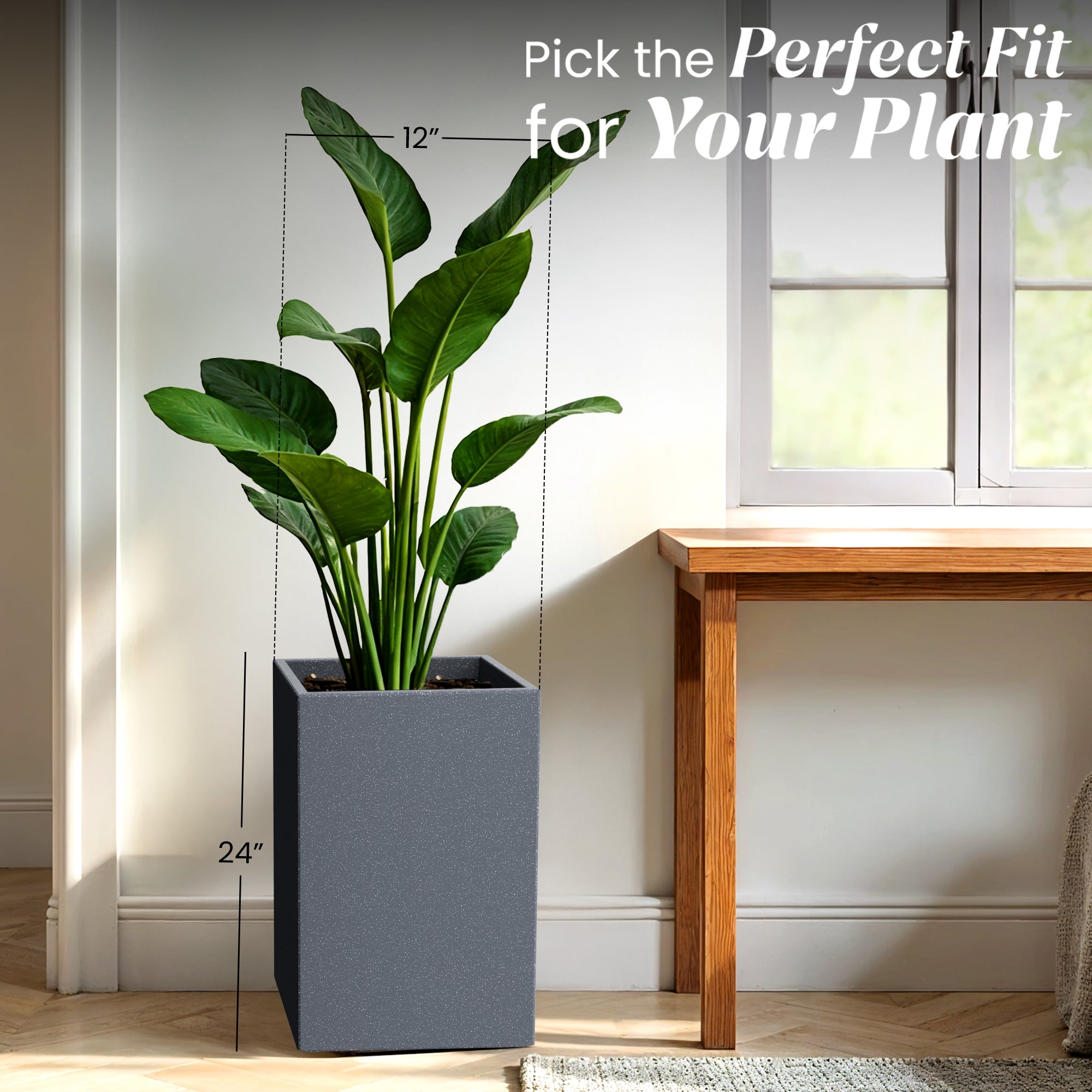 FOX B | CUBO TALL PLANTER