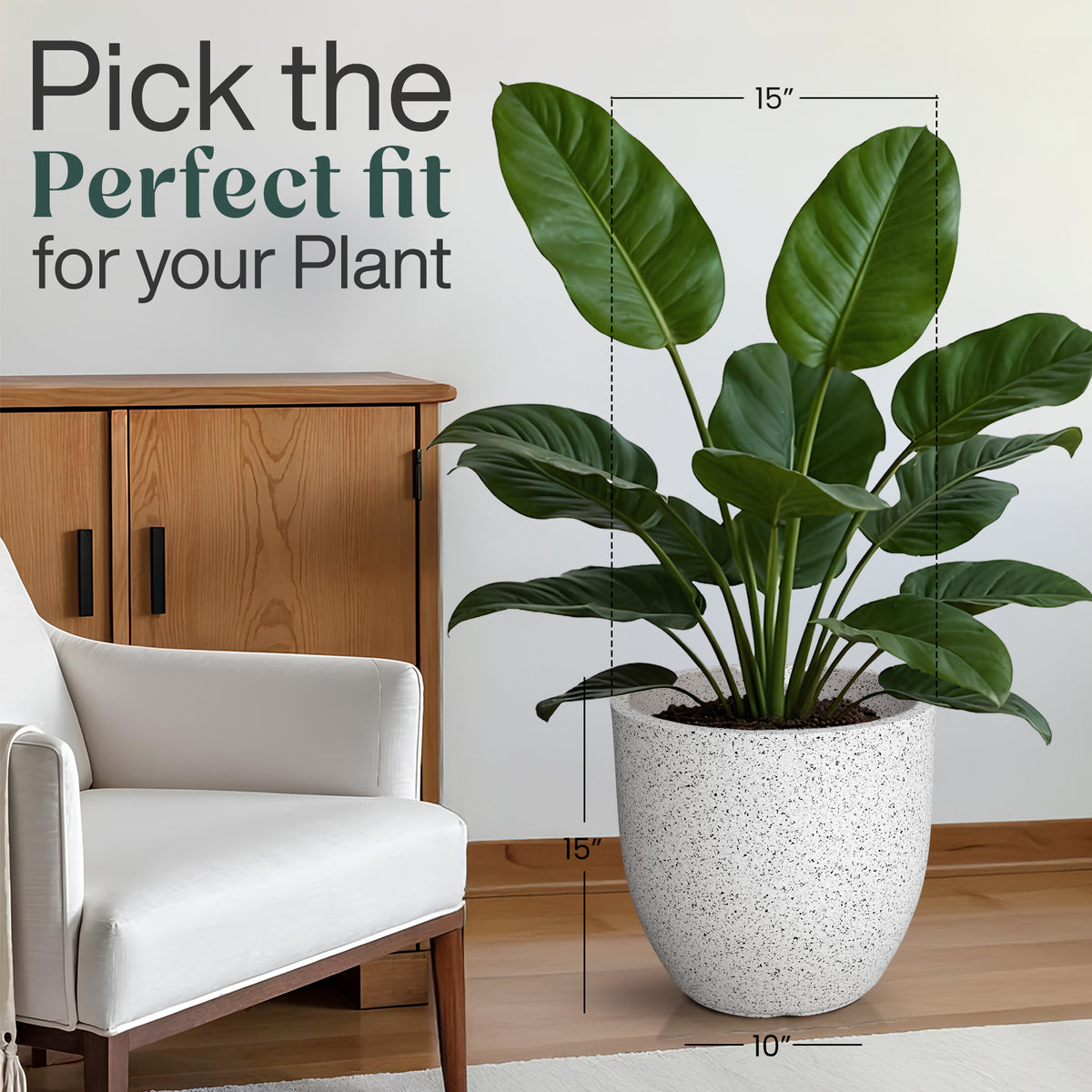 FOX B | P CUP PLANTER 6 INCH TO 15 INCH