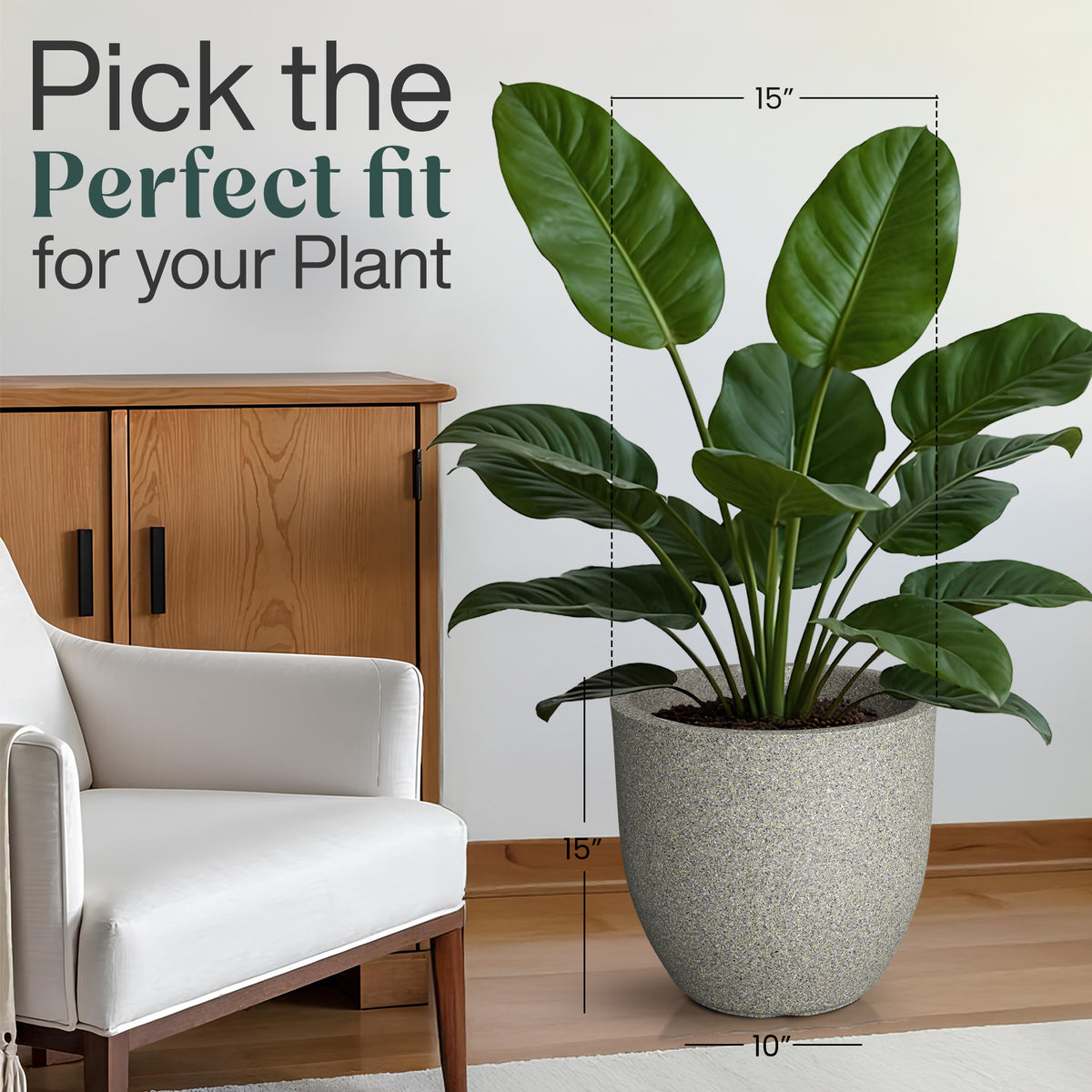 FOX B | P CUP PLANTER 6 INCH TO 15 INCH