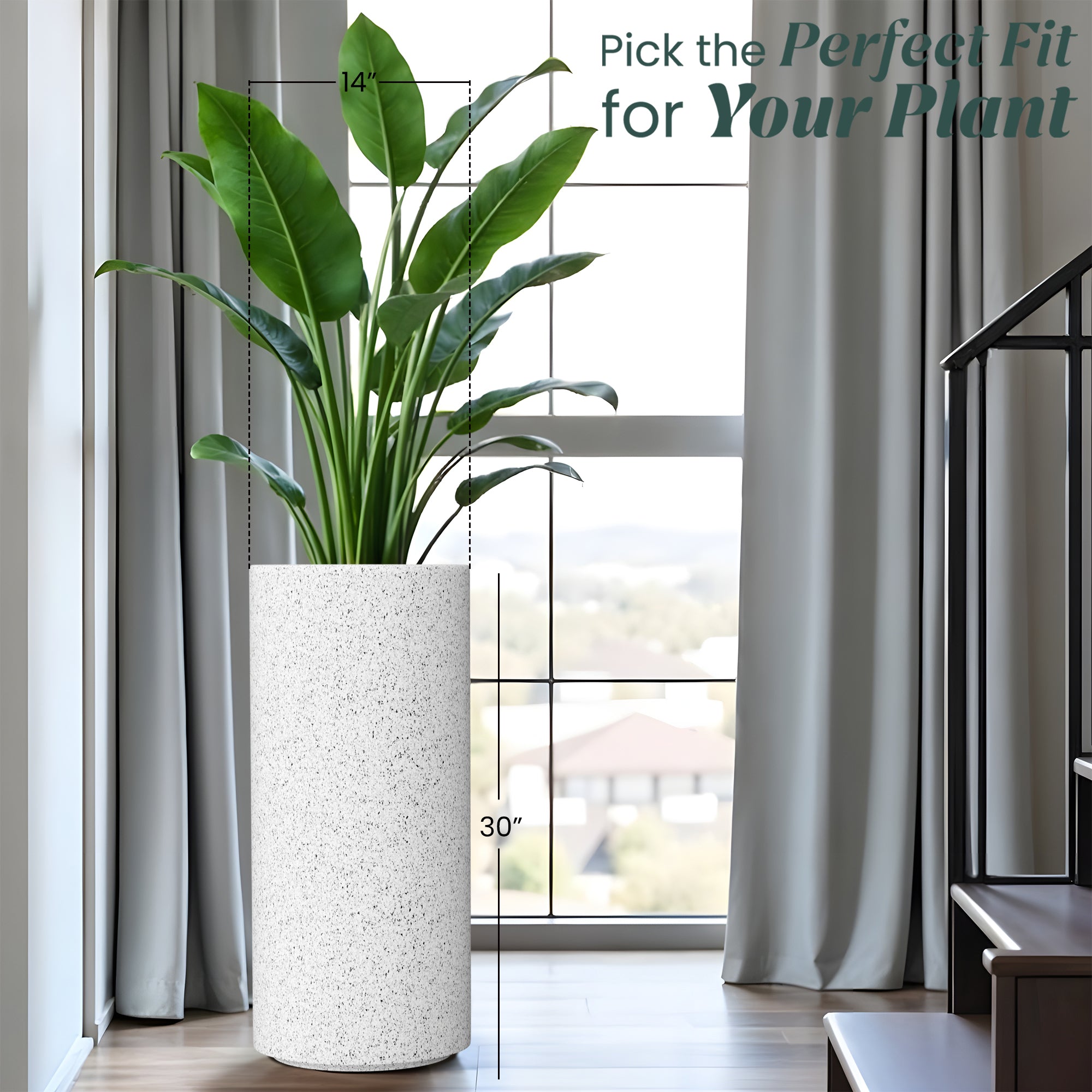 FOX B | CILIN TALL PLANTER