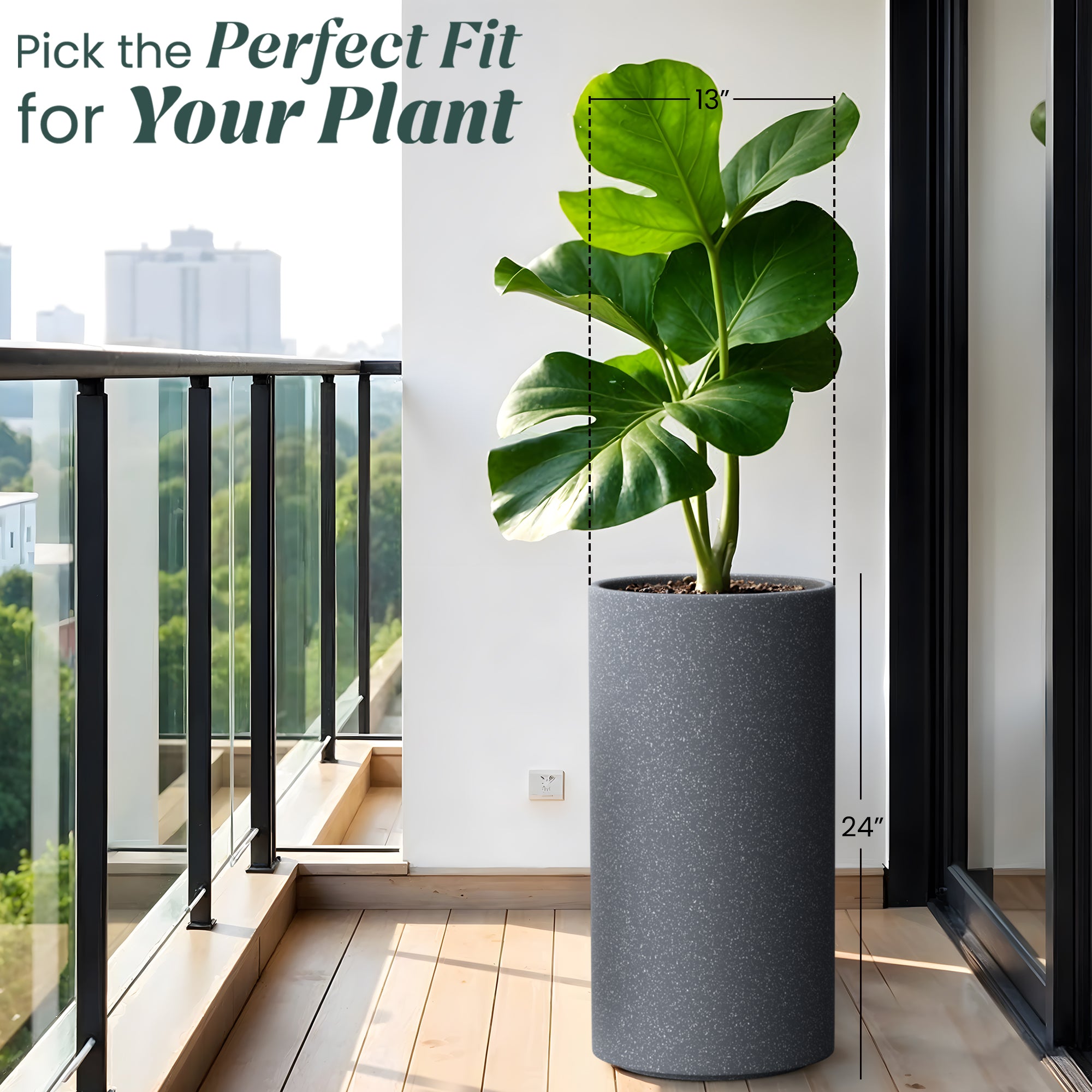 FOX B | CILIN TALL PLANTER