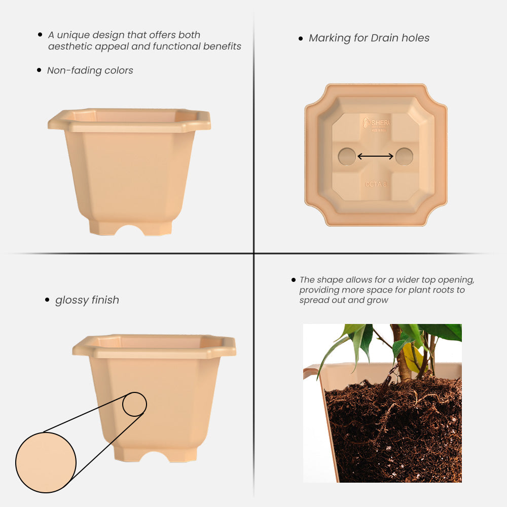 SHERA | OCTA PLANTER SET OF 3