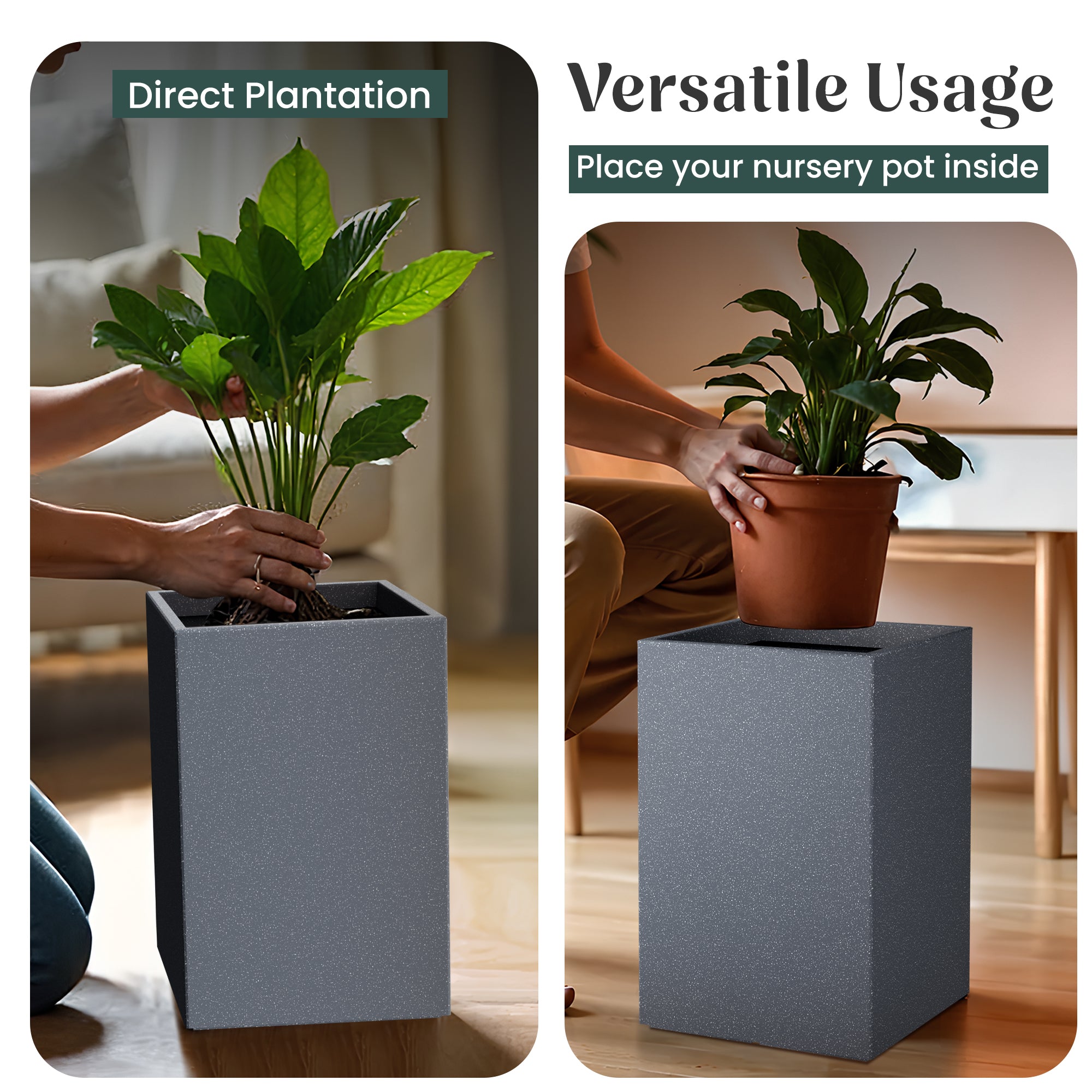 FOX B | CUBO TALL PLANTER