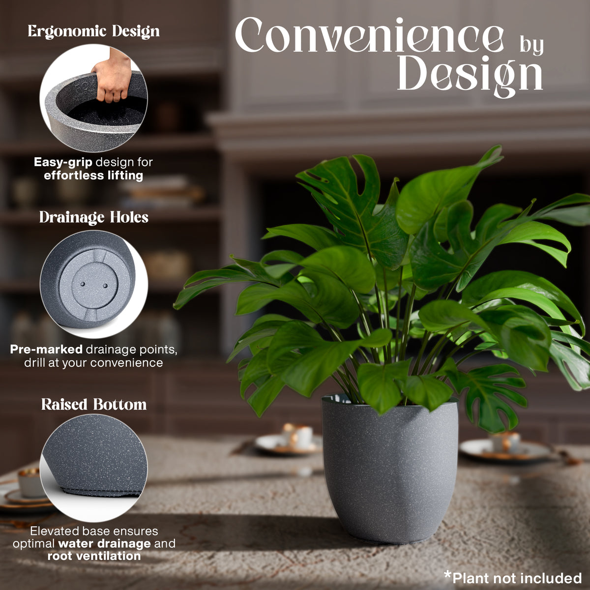 FOX B | P CUP PLANTER 6 INCH TO 15 INCH