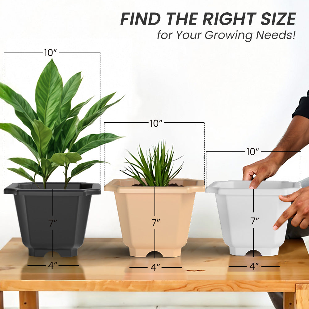 SHERA | OCTA PLANTER SET OF 3