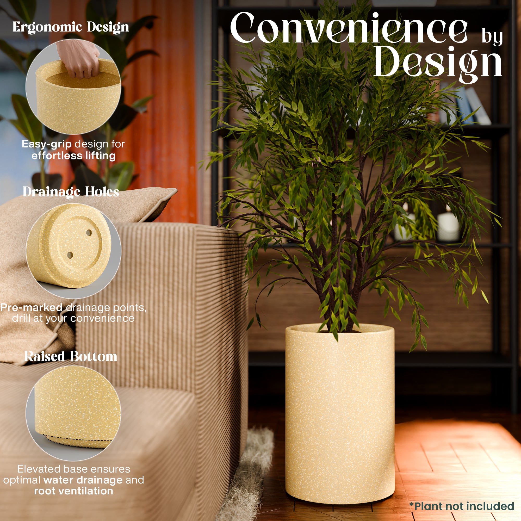 FOX B | CILIN TALL PLANTER