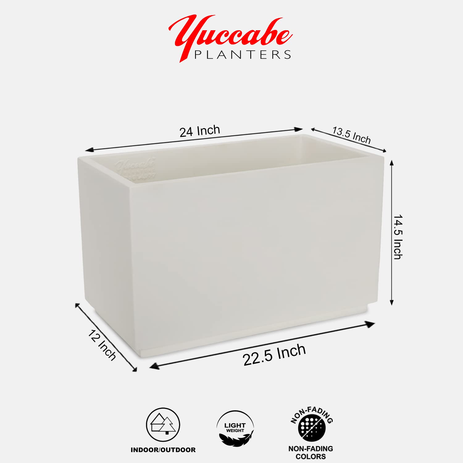 YUCCABE | BOX TRAY PLANTER