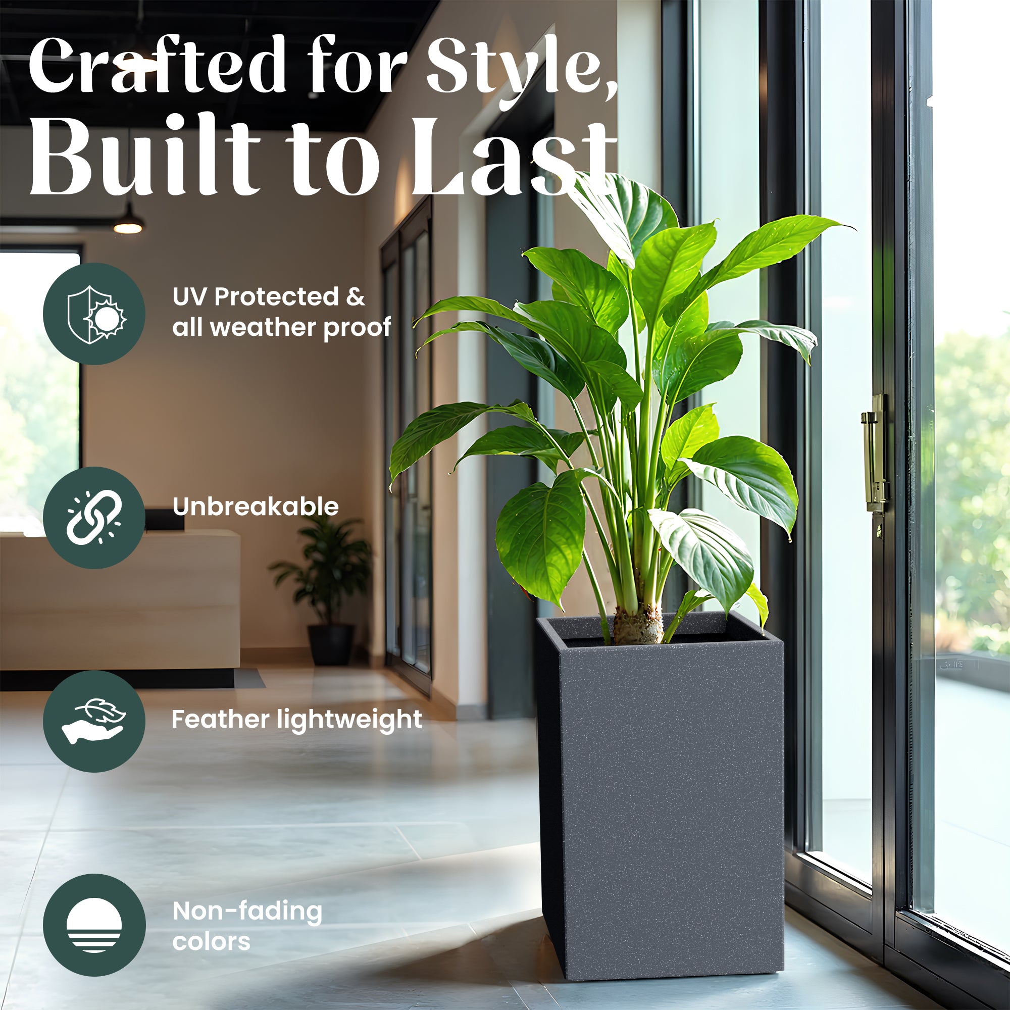 FOX B | CUBO TALL PLANTER