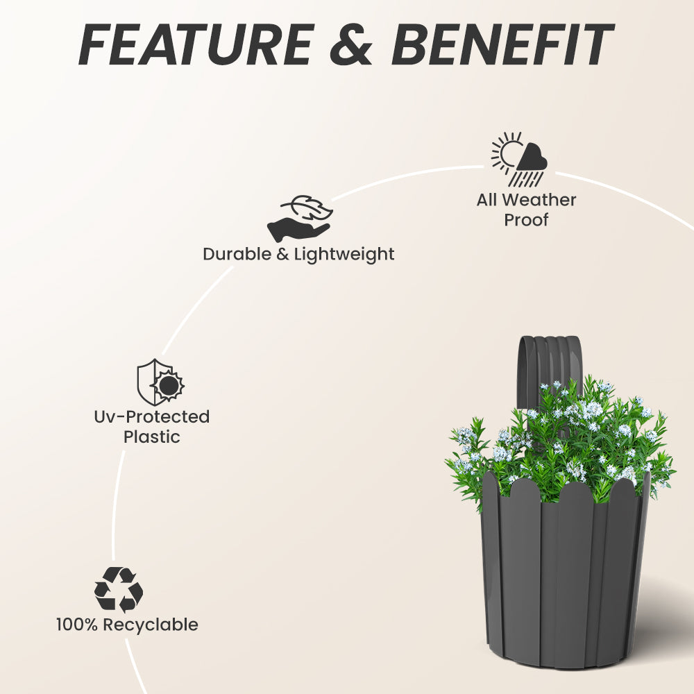 SHERA | FENCE WRL PLANTER