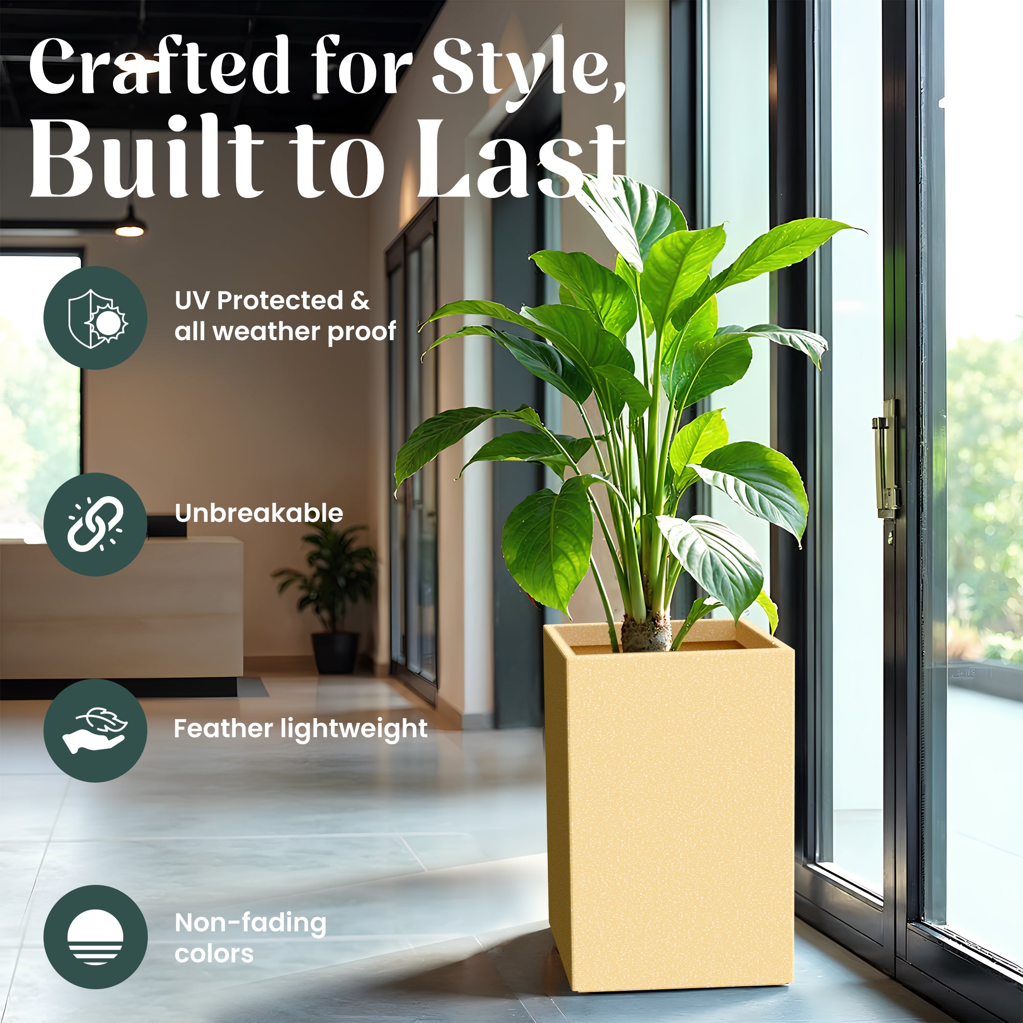 FOX B | CUBO TALL PLANTER