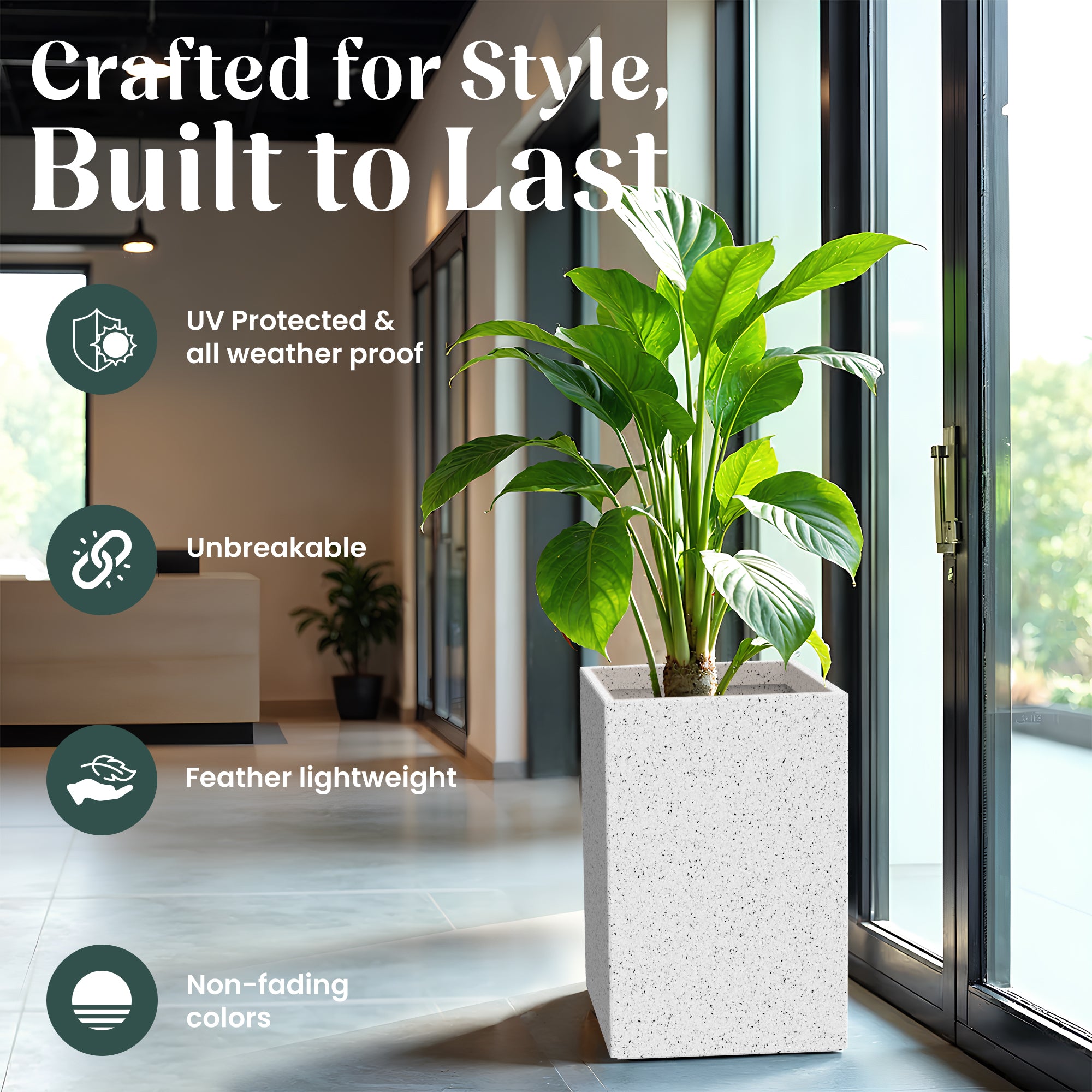 FOX B | CUBO TALL PLANTER