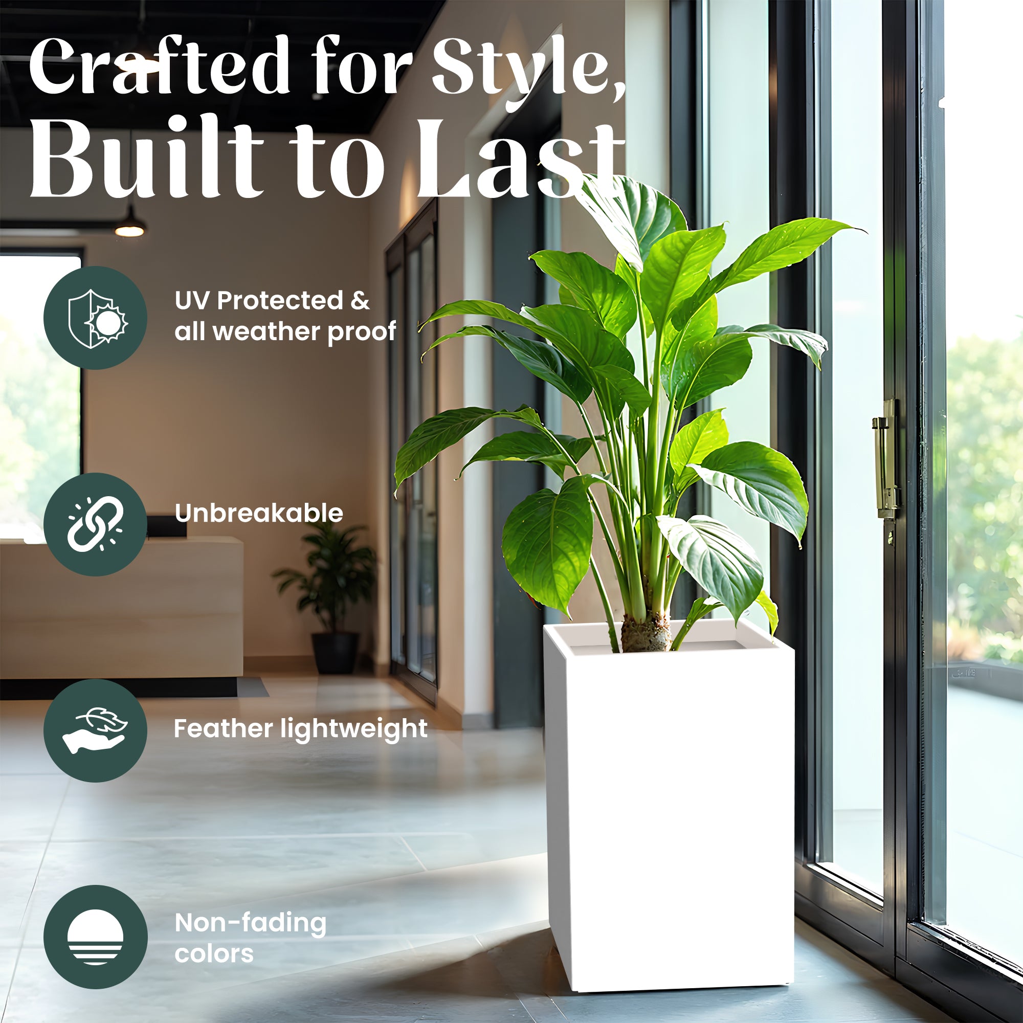 FOX B | CUBO TALL PLANTER