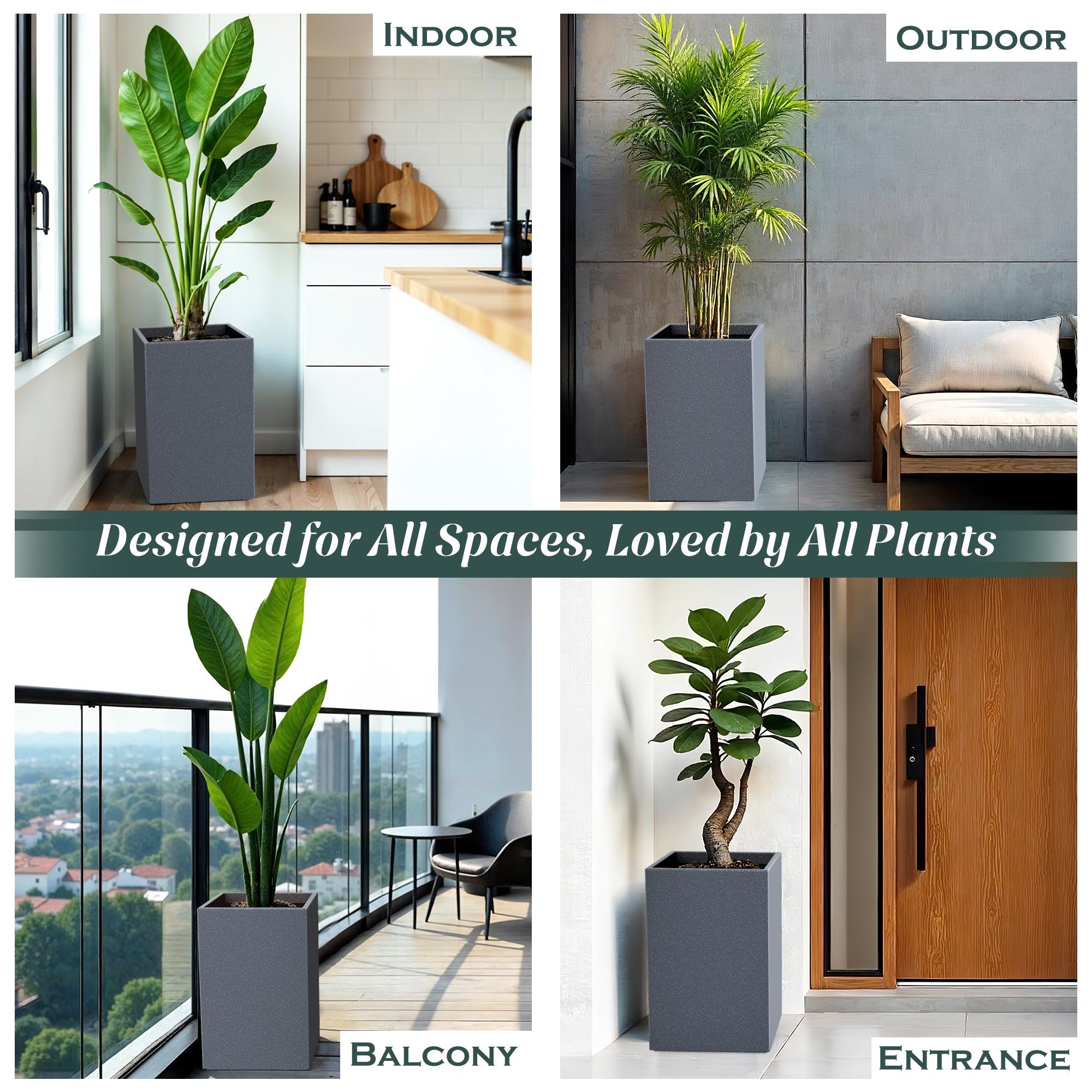 FOX B | CUBO TALL PLANTER