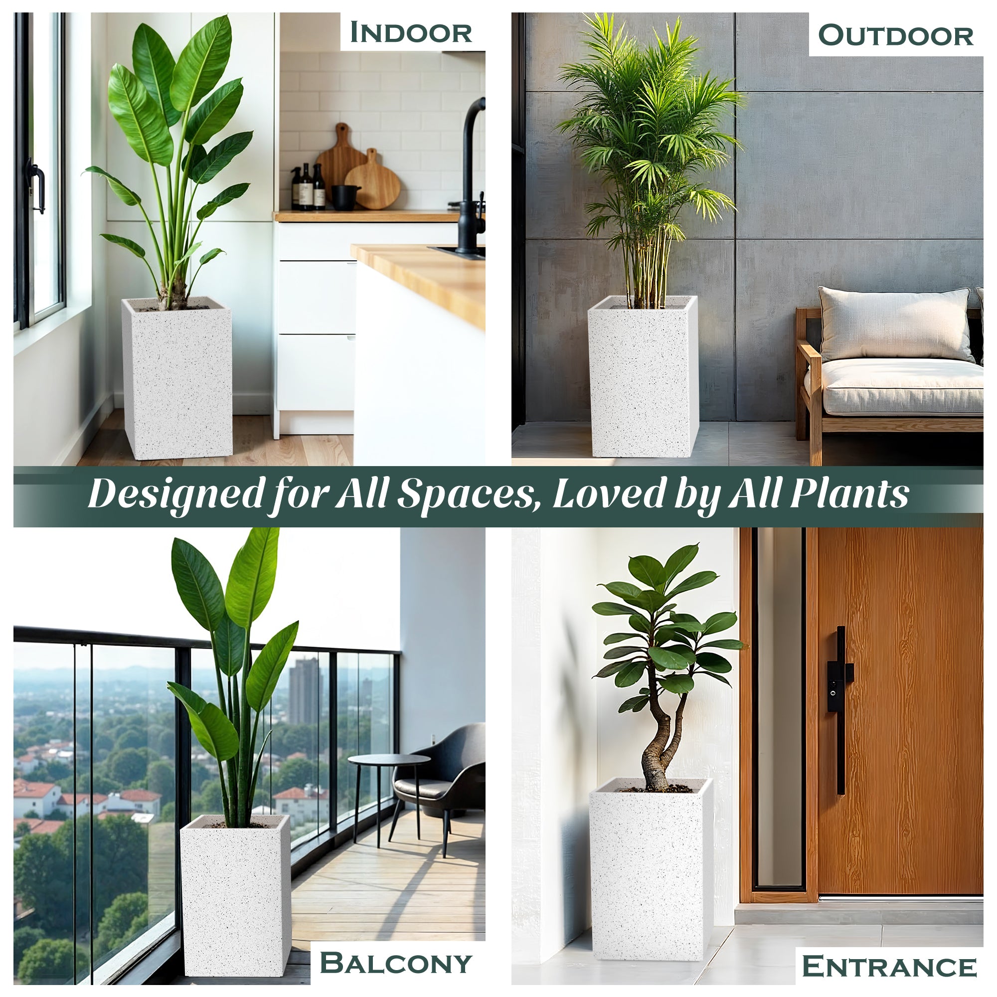 FOX B | CUBO TALL PLANTER
