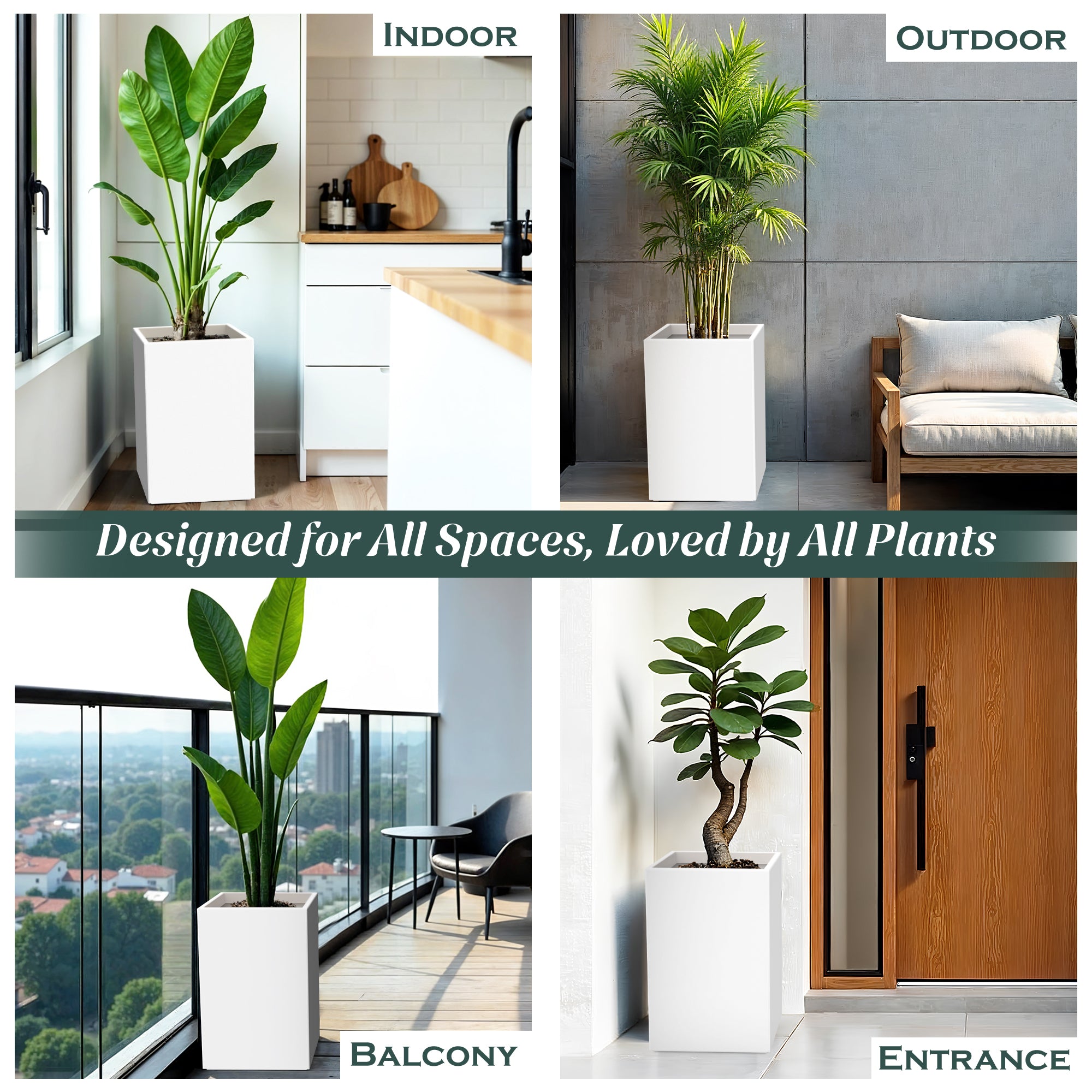 FOX B | CUBO TALL PLANTER