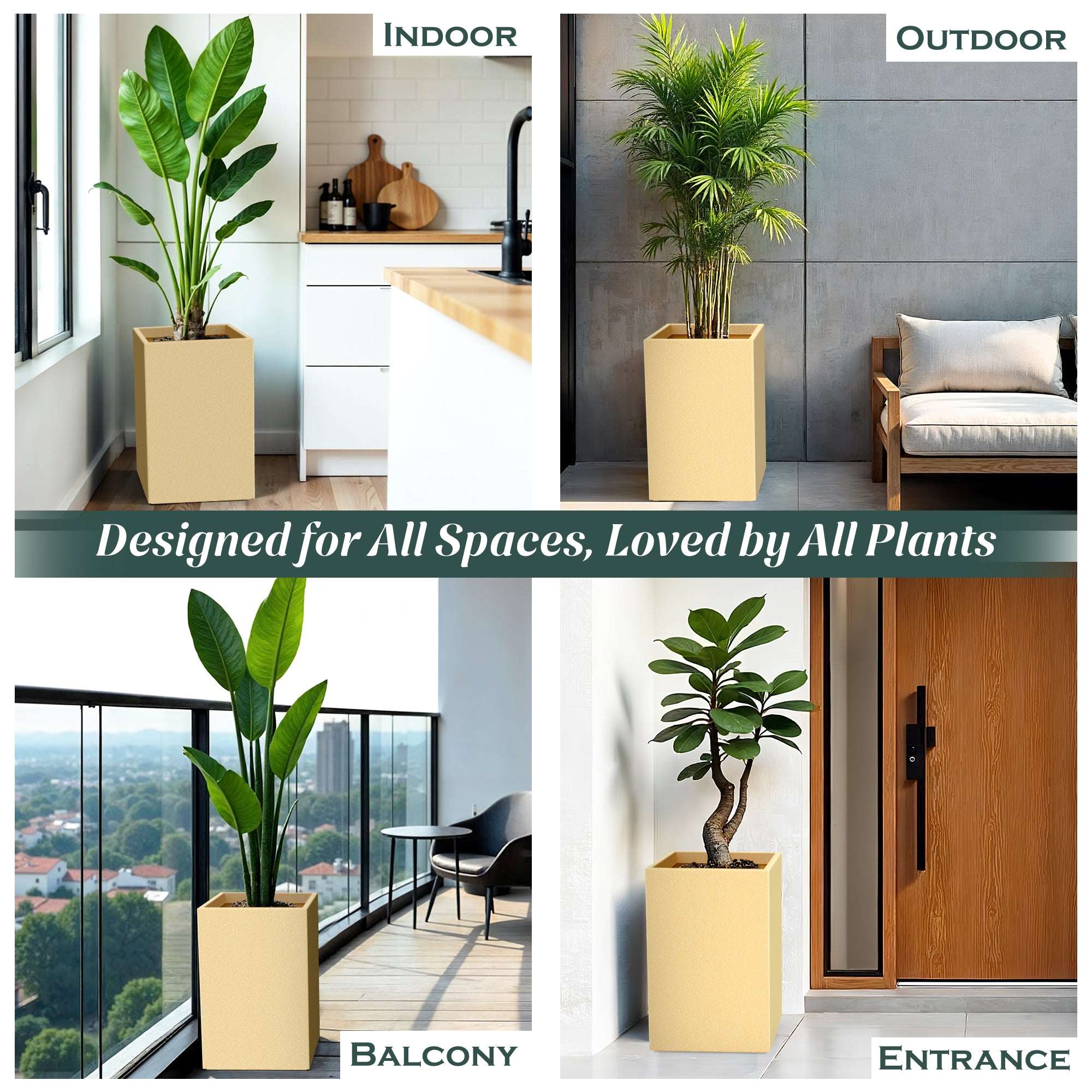 FOX B | CUBO TALL PLANTER