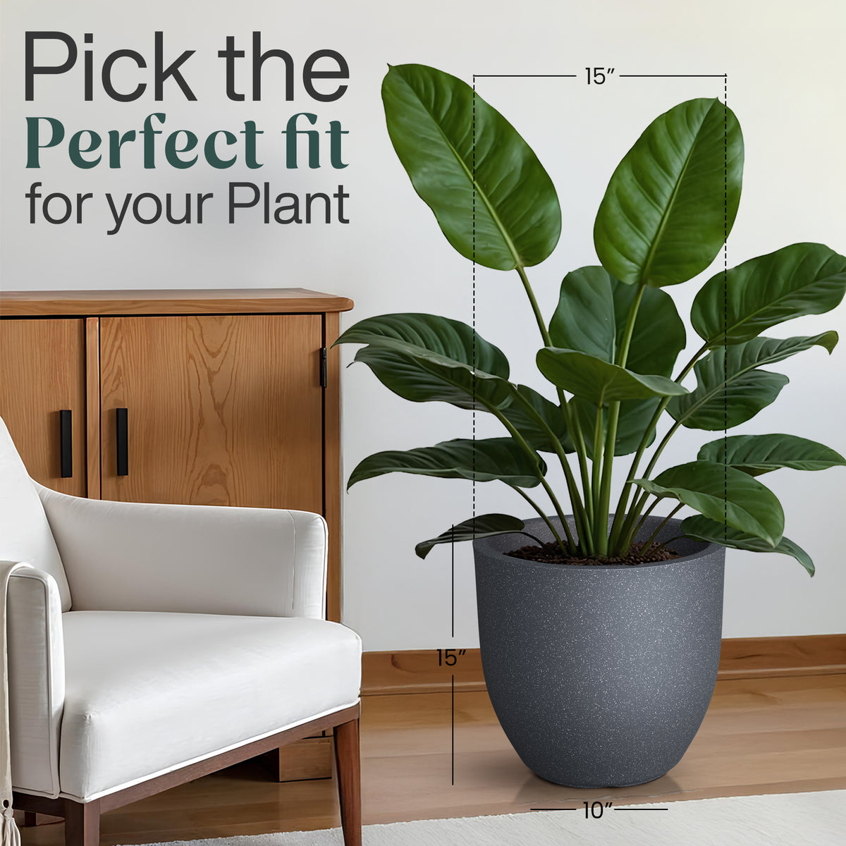 FOX B | P CUP PLANTER 6 INCH TO 15 INCH