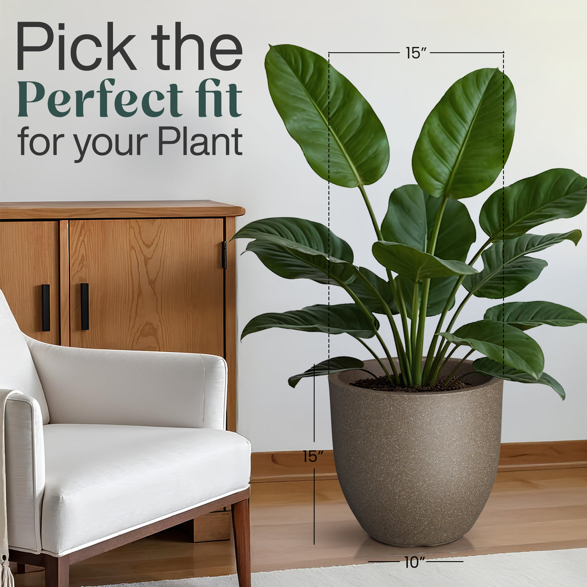 FOX B | P CUP PLANTER 6 INCH TO 15 INCH