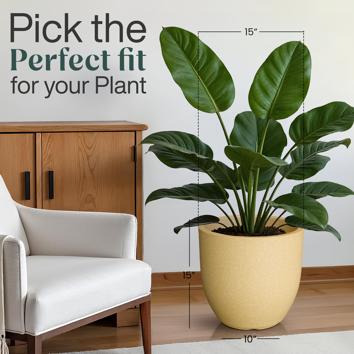 FOX B | P CUP PLANTER 6 INCH TO 15 INCH