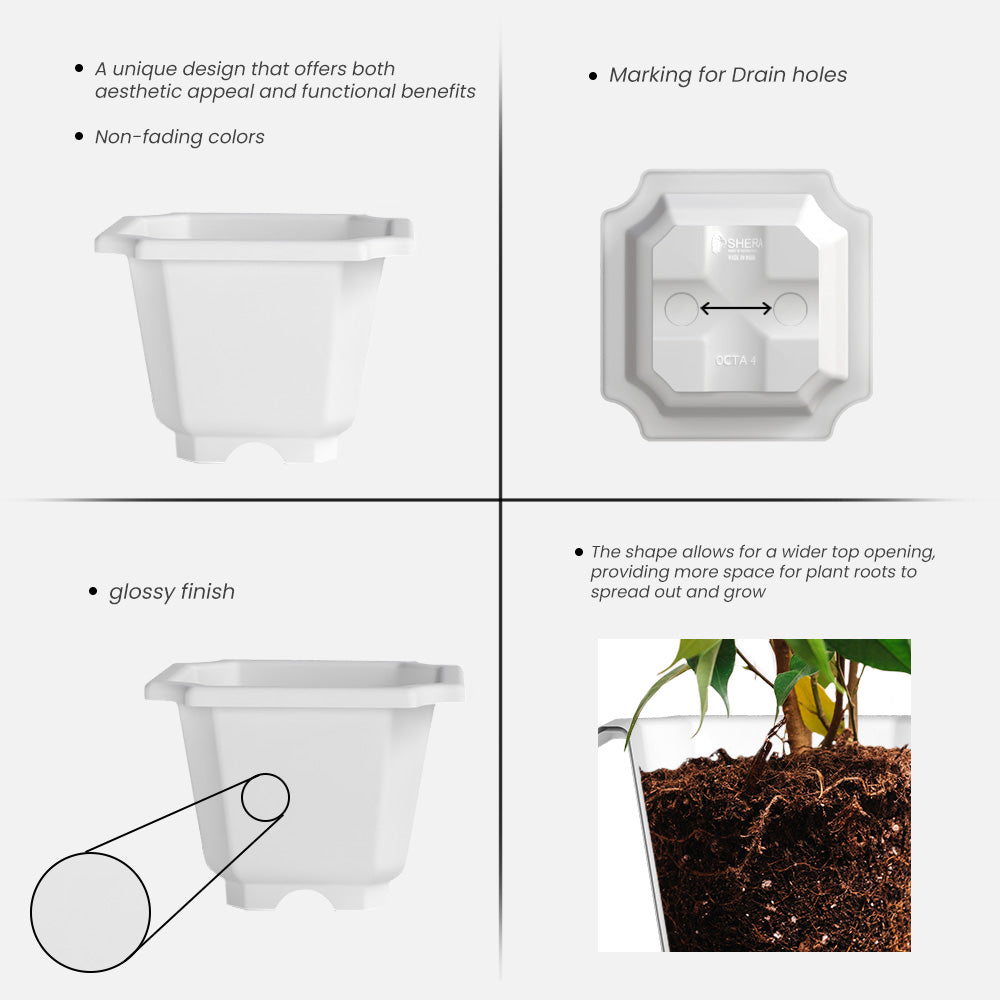SHERA | OCTA PLANTER SET OF 6