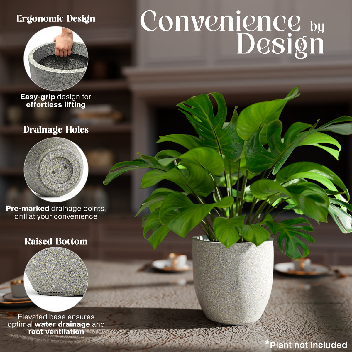 FOX B | P CUP PLANTER 6 INCH TO 15 INCH