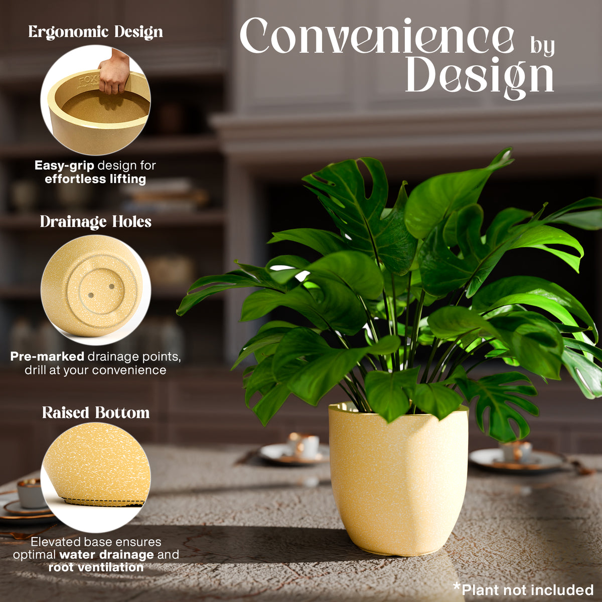 FOX B | P CUP PLANTER 6 INCH TO 15 INCH