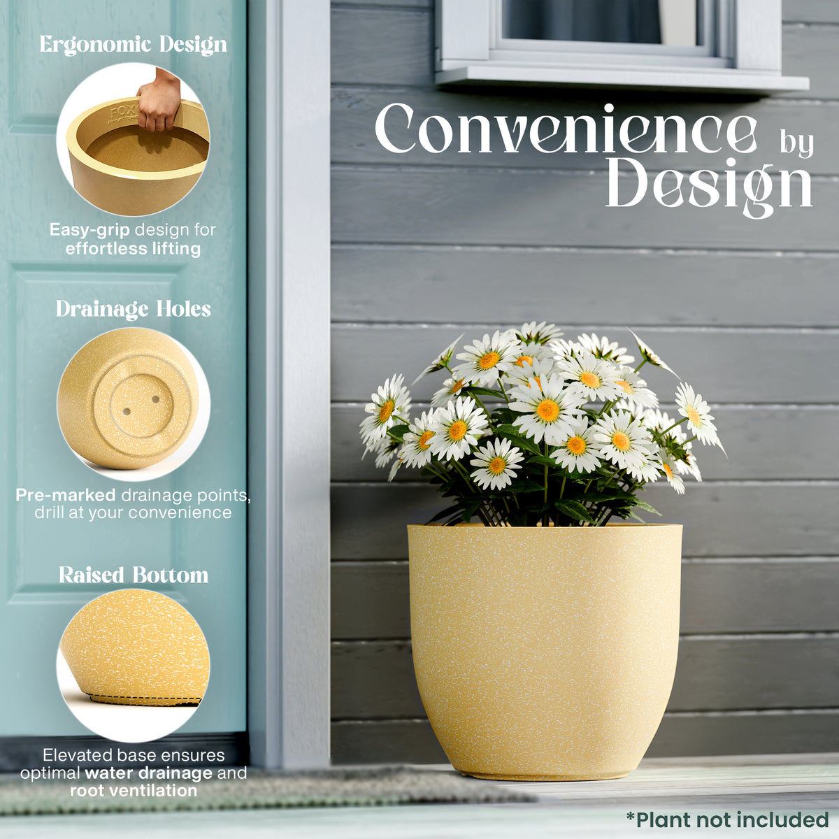 FOX B | P CUP PLANTER 17 INCH TO 40 INCH