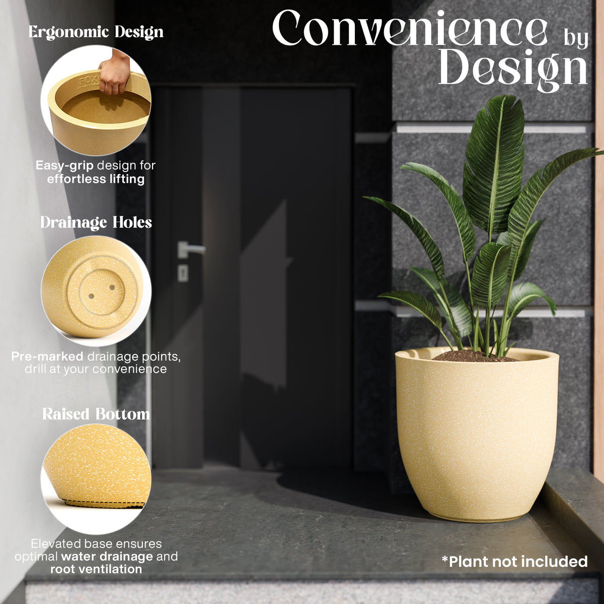 FOX B | P CUP PLANTER 17 INCH TO 40 INCH