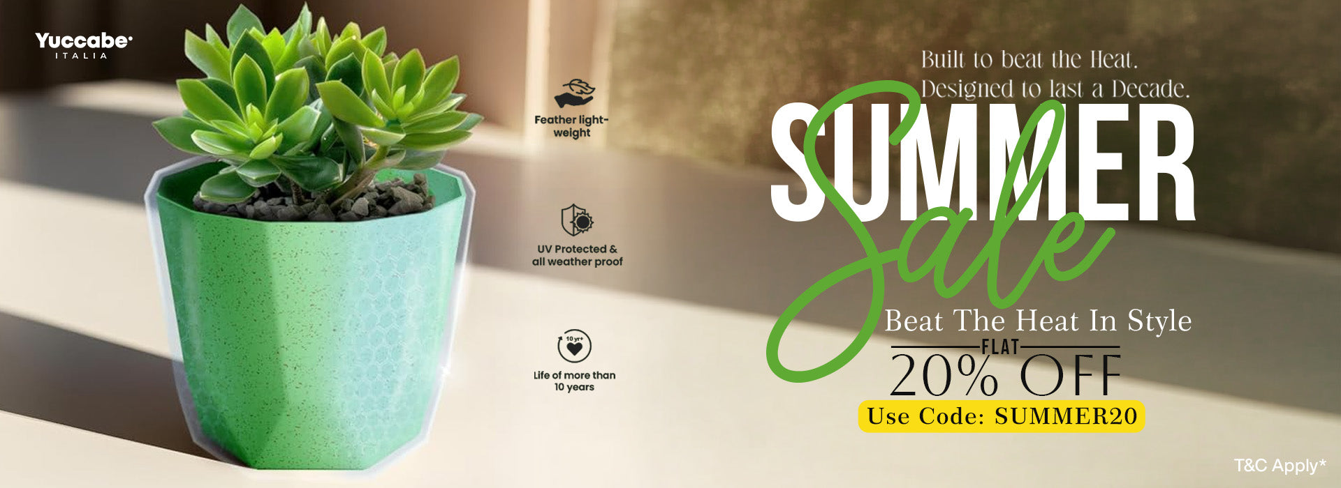 Yuccabe Italia - Online Planters & Pot Store India - Home | Garden